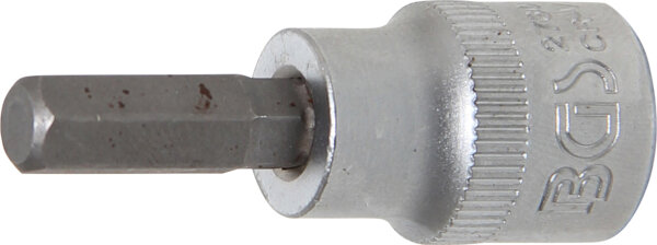 Bit-Einsatz | Antrieb Innenvierkant 10 mm (3/8") | Innensechskant 9/32"