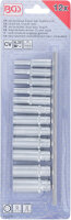 Steckschlüssel-Einsatz-Satz Zwölfkant, tief | Antrieb Innenvierkant 6,3 mm (1/4") | Zollgrößen | 12-tlg.