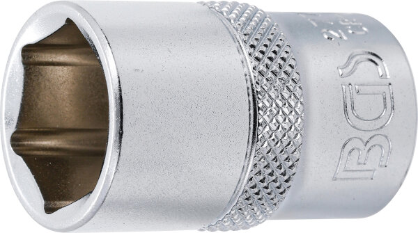 Steckschlüssel-Einsatz Sechskant | Antrieb Innenvierkant 12,5 mm (1/2") | SW 11/16"