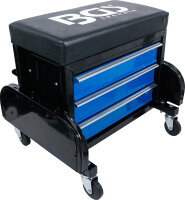 Werkstatt-Rollsitz | mit 3 Schubladen