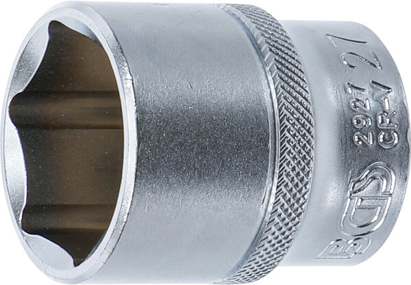 Steckschlüssel-Einsatz Sechskant | Antrieb Innenvierkant 12,5 mm (1/2") | SW 27 mm