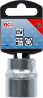 Steckschlüssel-Einsatz Sechskant | Antrieb Innenvierkant 12,5 mm (1/2") | SW 27 mm