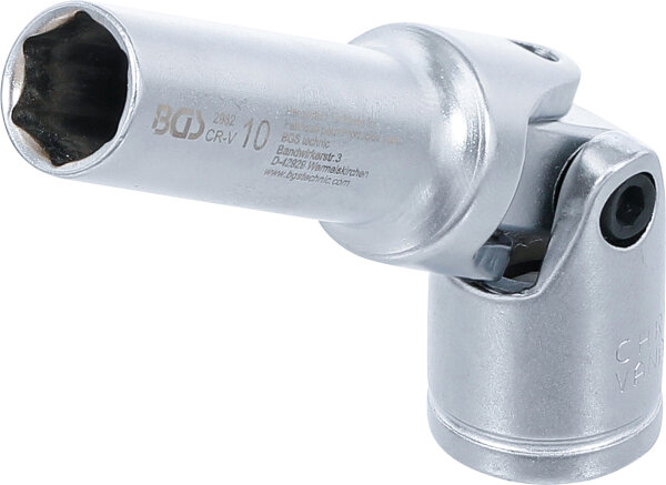 Glühkerzen-Gelenk-Einsatz Sechskant | Antrieb Innenvierkant 10 mm (3/8") | SW 10 mm