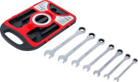 Ratschenring-Maulschlüssel-Satz | SW 8 - 19 mm | 7-tlg.