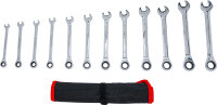 Ratschenring-Maulschlüssel-Satz | SW 8 - 19 mm | 12-tlg.