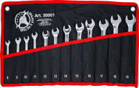 Ratschenring-Maulschlüssel-Satz | SW 8 - 19 mm | 12-tlg.