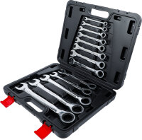 Ratschenring-Maulschlüssel-Satz | SW 8 - 32 mm | 13-tlg.