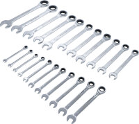 Ratschenring-Maulschlüssel-Satz | SW 6 - 32 mm |...