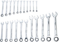 Ratschenring-Maulschlüssel-Satz | SW 6 - 32 mm | 22-tlg.