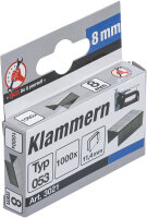 Klammern | Typ 53 | 8 x 11,4 mm | 1000 Stück