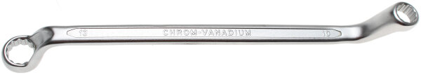 Doppel-Ringschlüssel | tief gekröpft | SW 10 x 13 mm