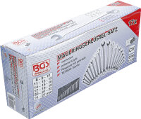 Maul-Ringschlüssel-Satz | gekröpft | SW 8 - 27 mm | 17-tlg.