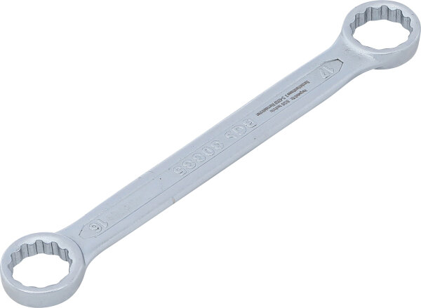 Doppel-Ringschlüssel | extra flach | SW 16 x 17 mm