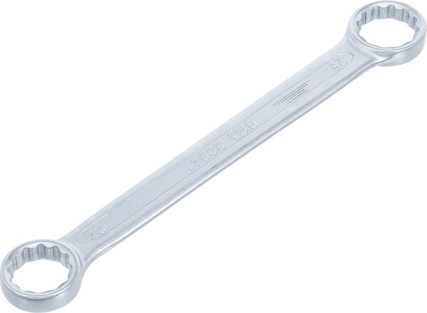 Doppel-Ringschlüssel | extra flach | SW 24 x 26 mm