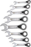 Ratschenring-Maulschlüssel-Satz | umschaltbar | SW 8...