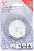 Topfbürste | Aufnahme 6 mm Stift | Ø 75 mm