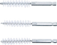 Nylonbürste | 12 mm | Antrieb Außensechskant 6,3 mm (1/4") | 3-tlg.