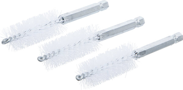 Nylonbürste | 18 mm | Antrieb Außensechskant 6,3 mm (1/4") | 3-tlg.