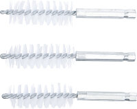 Nylonbürste | 18 mm | Antrieb Außensechskant 6,3 mm (1/4") | 3-tlg.