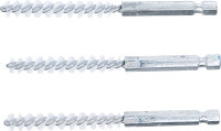 Nylonbürste | 8 mm | Antrieb Außensechskant 6,3 mm (1/4") | 3-tlg.