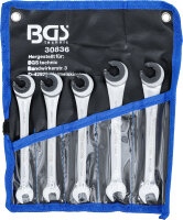 Ratschenring-Maulschlüssel-Satz | offen | 5-tlg.