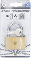 Messing-Vorhängeschloss | 50 mm