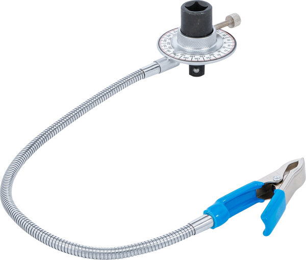 Drehwinkel-Messgerät mit Cliparm | Antrieb Innenvierkant 12,5 mm (1/2")