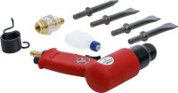 Druckluft-Meißelhammer mit Werkzeugsatz | 8-tlg.
