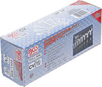 Maul-Ringschlüssel-Satz | extra kurz | Zollgrößen | SW 3/8" - 7/8" | 8-tlg.