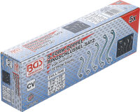 S-Form Doppel-Ringschlüssel-Satz | Zollgrößen | SW 3/8" - 3/4" | 5-tlg.