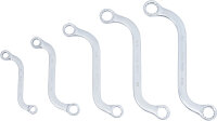 S-Form Doppel-Ringschlüssel-Satz | Zollgrößen | SW 3/8" - 3/4" | 5-tlg.