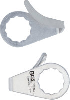 Ersatzmesser, halbrund | für Art. 3218 & 9291 | 2 x 36 mm | 2-tlg.