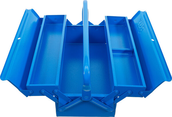 Metall-Werkzeugkasten | leer | 420 x 200 x 150 mm | 3 Fächer