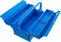 Metall-Werkzeugkasten | leer | 420 x 200 x 150 mm | 3 Fächer