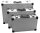 Aluminiumkoffer-Satz | 3-tlg.