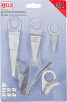 Schneidmesserset für Druckluft-Ausglaser | für Art. 3218, 9291 | 5-tlg.
