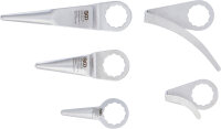 Schneidmesserset für Druckluft-Ausglaser | für Art. 3218, 9291 | 5-tlg.