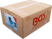 Steckschlüssel- und Hammer-, Zangen-, Schraubendreher-Satz | 6,3 mm (1/4") / 12,5 mm (1/2") | BGS systainer® | 77-tlg.