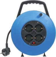 Kabelbox | 10 m | 3 x 1,5 mm² | 4 Steckdosen | IP 20...