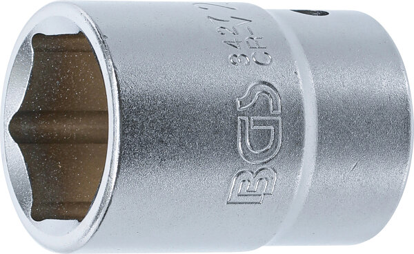 Steckschlüssel-Einsatz Sechskant | Antrieb Innenvierkant 20 mm (3/4") | SW 27 mm