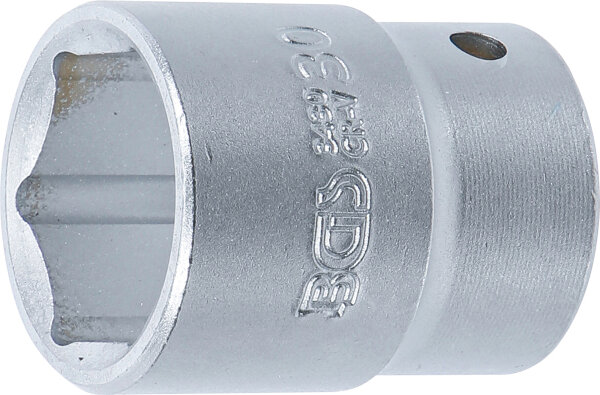 Steckschlüssel-Einsatz Sechskant | Antrieb Innenvierkant 20 mm (3/4") | SW 30 mm