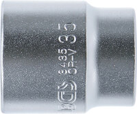 Steckschlüssel-Einsatz Sechskant | Antrieb Innenvierkant 20 mm (3/4") | SW 35 mm