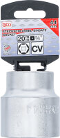Steckschlüssel-Einsatz Sechskant | Antrieb Innenvierkant 20 mm (3/4") | SW 44 mm