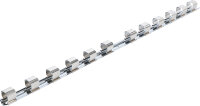 Aufsteckschiene mit 12 Clips | 20 mm (3/4")