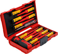 VDE-Schraubendreher-Satz | mit Wechselklingen | 13-tlg.