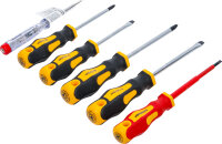 VDE-Elektriker- / Schraubendreher-Satz | Schlitz / Kreuzschlitz | 6-tlg.