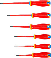 VDE-Schraubendreher-Satz | extra dünne Spitze | 6-tlg.