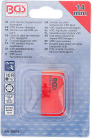 VDE-Steckschlüssel-Einsatz Sechskant | Antrieb Innenvierkant 10 mm (3/8") | SW 14 mm