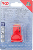 VDE-Steckschlüssel-Einsatz Sechskant | Antrieb Innenvierkant 10 mm (3/8") | SW 19 mm