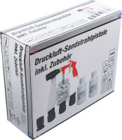 Druckluft-Sandstrahlpistole inkl. Zubehör